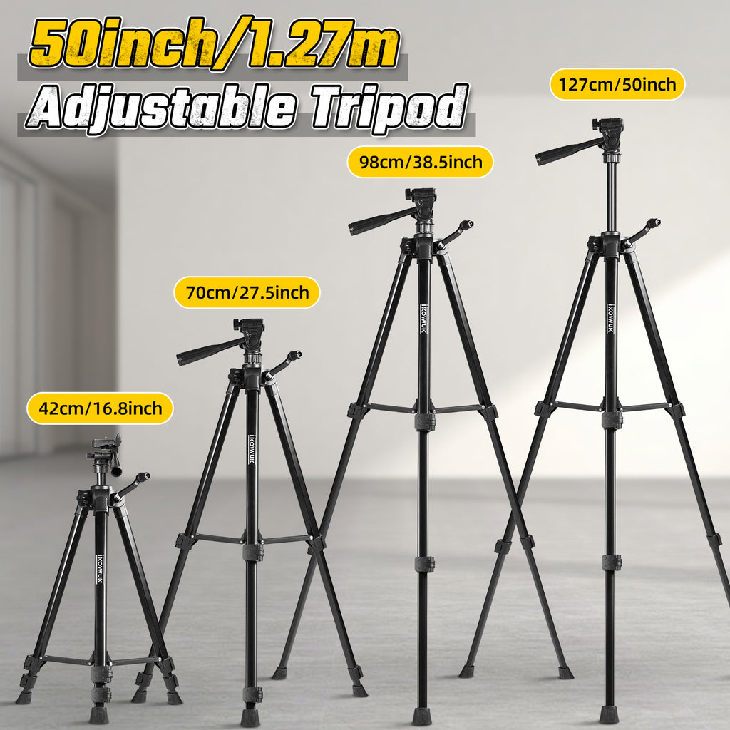 4D 360° Self-Leveling Laser Level, Cross Line Laser Tool with Tripod for Construction, Home Renovation, and Floor Tile Projects