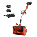 Cordless Snow Shovel, 24V | 13-Inch | 4-Ah Cordless Snow Blower, Battery Snow Blower with Directional Plate & Adjustable Front Handle (4-Ah Battery & Quick Charger Included)
